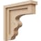 Ekena Millwork 3"W x 12"D x 12"H Thin Highland Rough Cedar Woodgrain TimberThane Corbel, Primed Tan CORUR03X12X12HLDRCPR - alternate 1